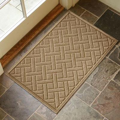 Bungalow Dba Matterly Lattice Doormat 35 x 23, 35 x 23, Khaki