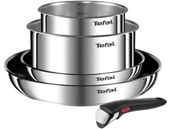 Tefal Topf-Set Tefal Ingenio Emotion Kochgeschirr-Set 5-teilig L897S574, (5-tlg)