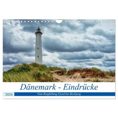 Dänemark - Eindrücke Vom Ringköbing Fjord bis Bovbjerg (Wandkalender 2026 DIN A4 quer), CALVENDO Monatskalender