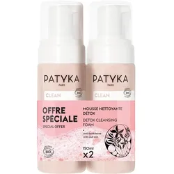 Patyka, Gesichtsreinigung, Duo Mousse Nettoyant Detox (Reinigungsmousse, 150 ml)