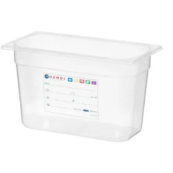 HENDI Gastronorm-Behälter 1/3, GN 1/3, 5,7L, Transparent, 325x176x(H)150mm