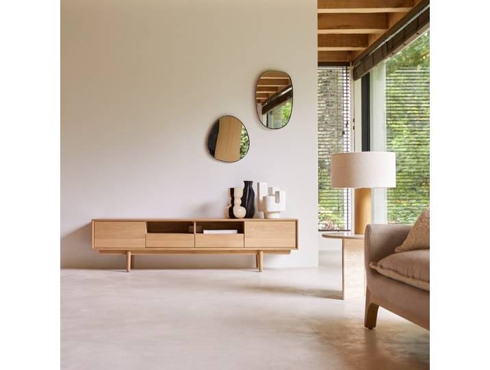 TV-Schrank aus Eiche 180 Ellie - Natur
