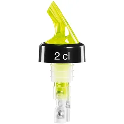 COMPACT - Flaschenportionierer - 20 ml.  - 3 Kugel System - Neonfarbe - Gelb - 2er Pack - Made in Germany