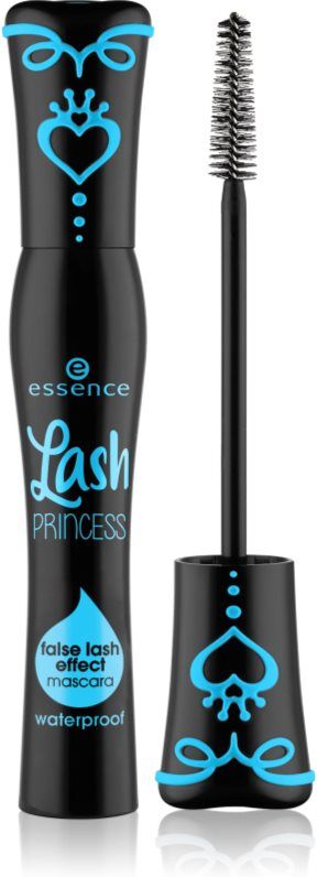 essence Lash PRINCESS Wimperntusche für den Effekt künstlicher Wimpern wasserfest Farbton Black 12 ml