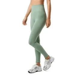Björn Borg Studio Seamless Ribbed Tights Hellgrün Polyamid Small Damen