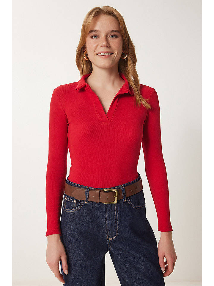 Happiness Istanbul Bluse in Rot - onesize