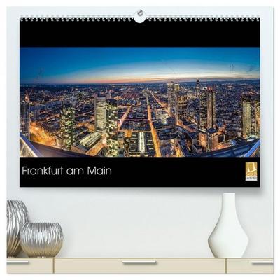 Frankfurt am Main (hochwertiger Premium Wandkalender 2026 DIN A2 quer), Kunstdruck in Hochglanz