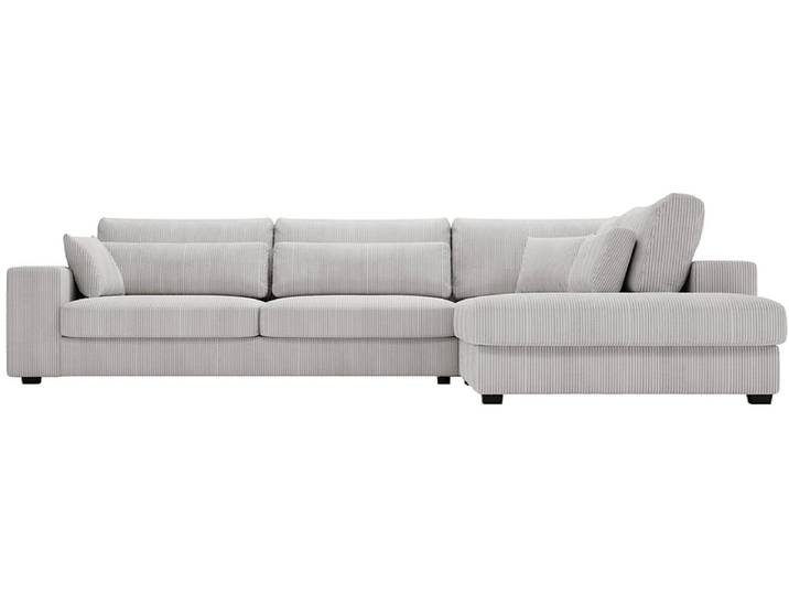 Ecksofa CARMEX Stoff grau