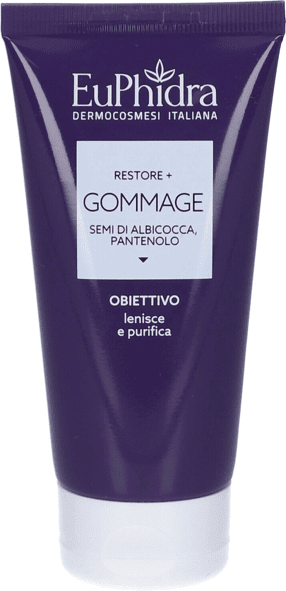 EuPhidra Restore+ Gommage Viso 75 ml Scrub Delicato Purifica e Leviga Pelle
