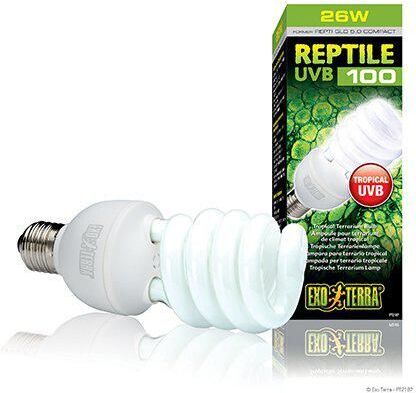 Exo Terra - Reptile Uvb 100 Fluorescent lamp 25W E27 - (220.1871)