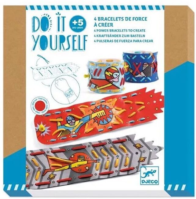 4 Bracelets de force à créer DIY : Super-pouvoirs - Djeco