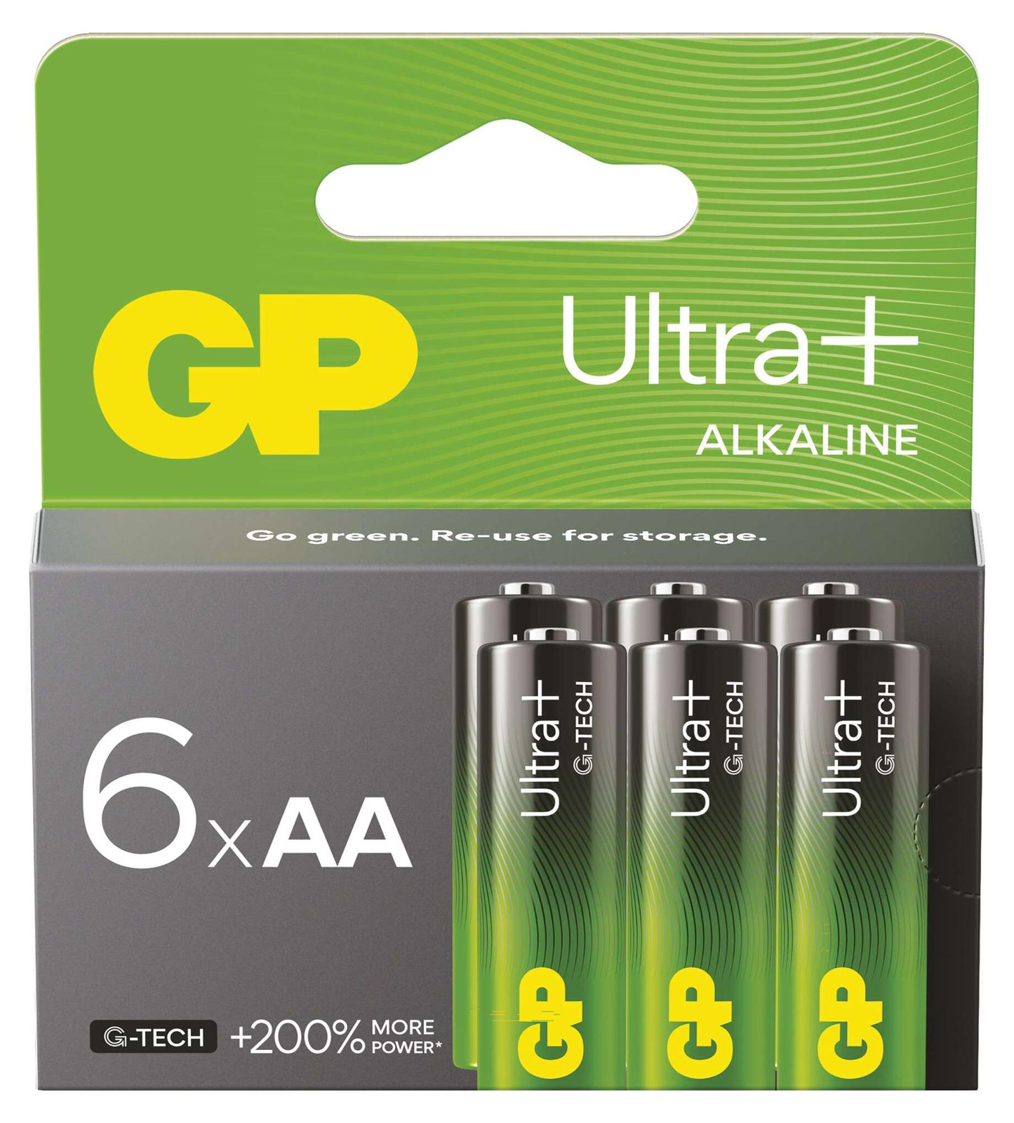 Emos Alkaline batterijen GP Ultra Plus AA (LR6), 6 stuks