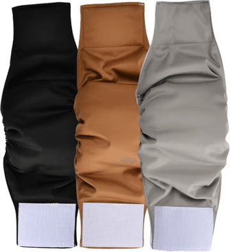 Inspire Picks 3PCS Reusable Male Dog Belly Bands Washable Breathable Dog Diapers For Puppies & Adult Dogs 04 3pcs s (waist 27 33cm)