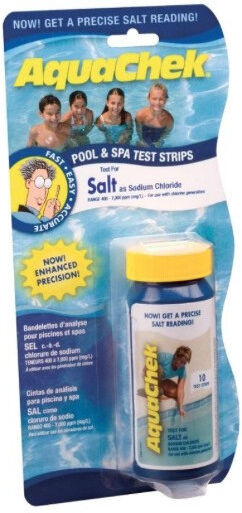 Boîte de 10 bandelettes de test sel Aquachek