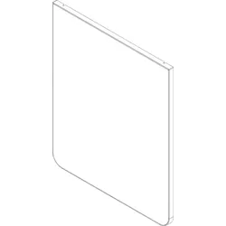 BOSCH Ersatzteil TTNR: 87186683100 Blende Glas Speicher schwarz