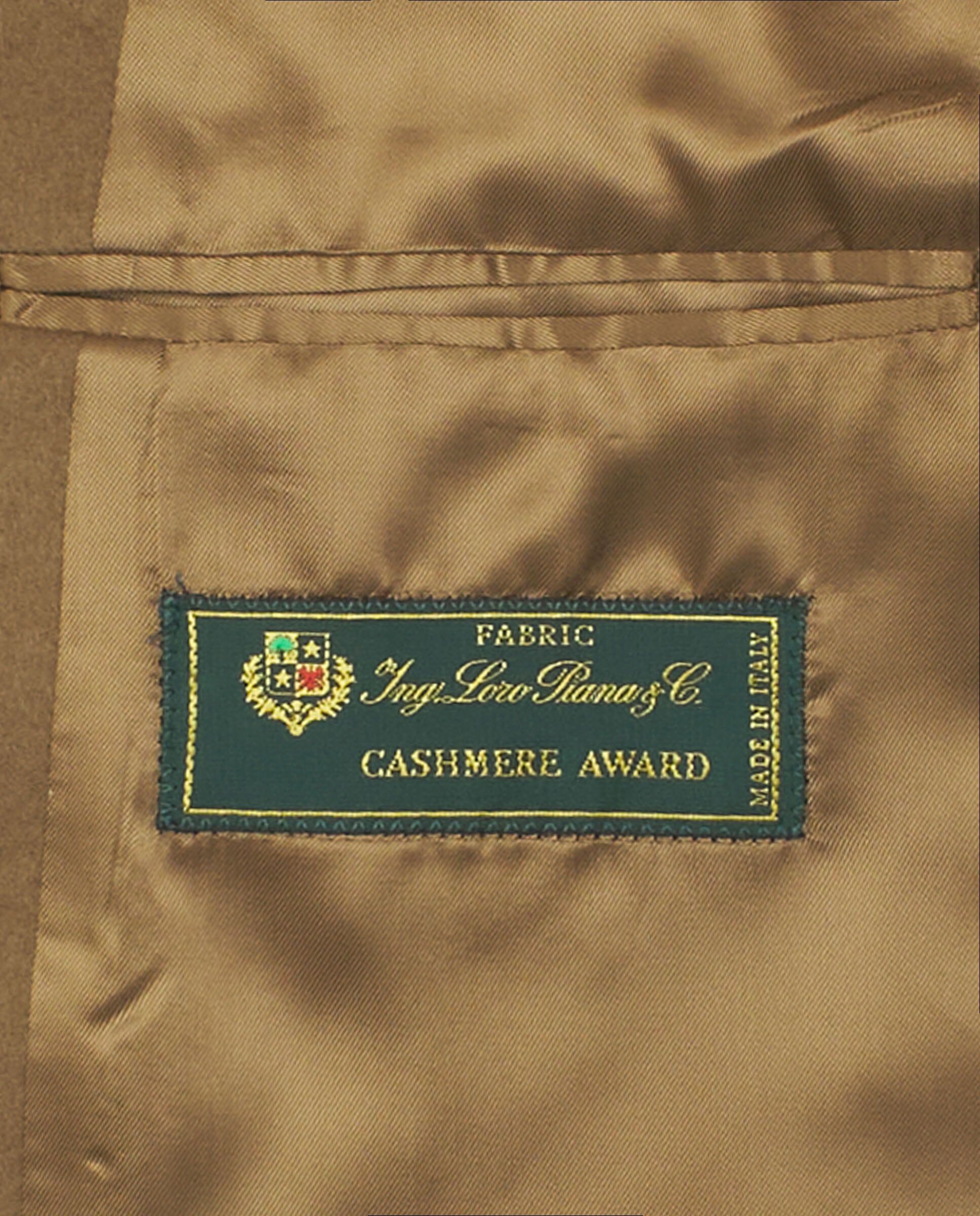 MIRTO Abrigo largo de cashmere camel-56 Hombre