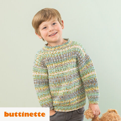 Strickanleitung – Jungenpullover aus Woll Butt Venia