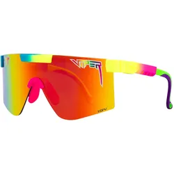 Pit Viper, Unisex, Sportbrille, The Pride Original Polarized Rainbow Wide (White-rainbow, Rainbow), Mehrfarbig