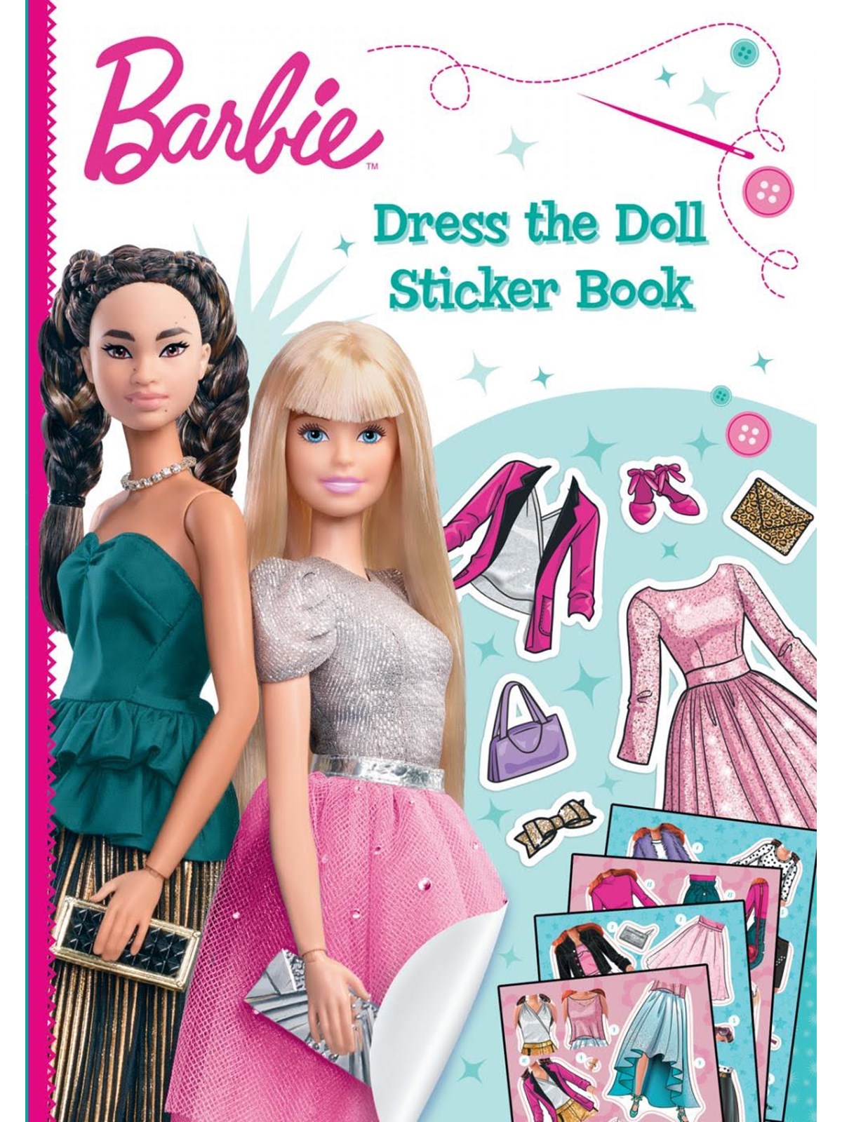 Alligator BARBIE Dress the Doll Sticker Book