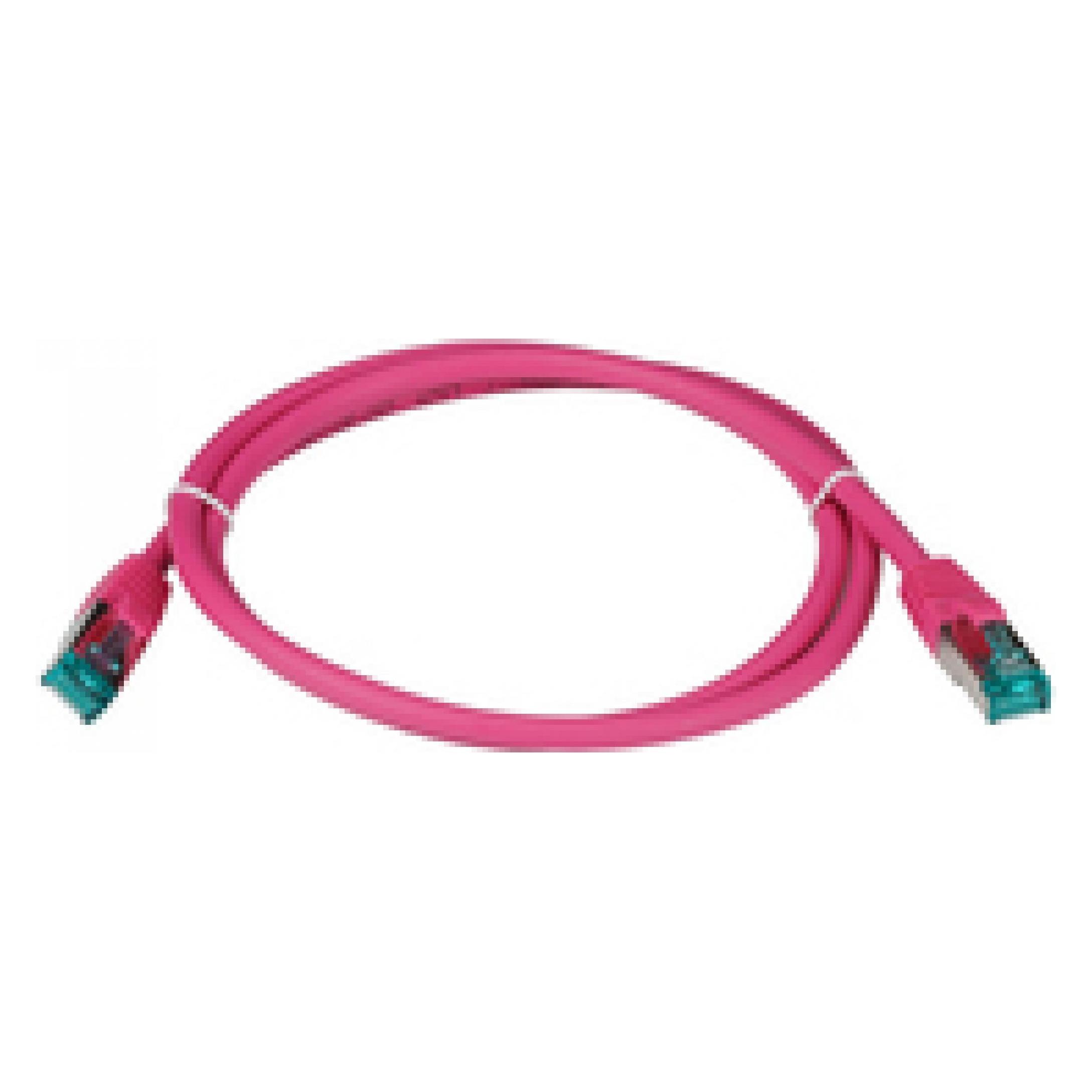 EFB Elektronik RJ45 Patchkabel S/FTP, Cat.6A, LSZH, 5m, magenta Das geschirmte Cat.6A RJ45 Patchkabel gewährleistet (S/FTP, CAT6a, 5 m) (MK6001.5MA)