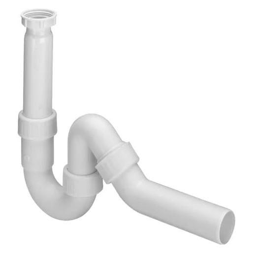 Viega GmbH & Co.KG Röhrengeruchverschluss f. Spülen m 45Grad-Ablaufbg. 11/2 x40mm (Ablaufgarnitur, Flaschensiphon) (SNS104634)
