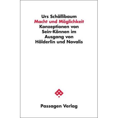 Macht und Möglichkeit, Taschenbuch von Urs Schällibaum, Passagen, 978-3-7092-0074-2