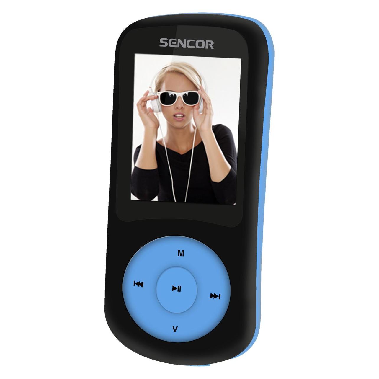 Sencor SFP 5870 BBU MP3/MP4 player MP3 player Black, Blue (8 GB) (SFP 5870BBU)
