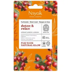 Niyok Tuchmaske detox & relax