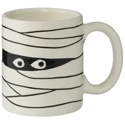 HOME STORY Tasse Mumie   ¦ weiß ¦ Dolomite ¦ Maße (cm): B: 9 H: 10