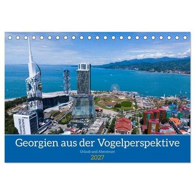 Georgien aus der Vogelperspektive (Tischkalender 2027 DIN A5 quer), CALVENDO Monatskalender