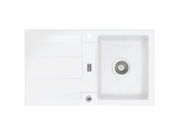 Dieter Knoll Spüle DKK 1000, Weiß, Keramik, 87x20x51 cm, Küchen, Küchenausstattung, Küchenspülen, Keramikspüle
