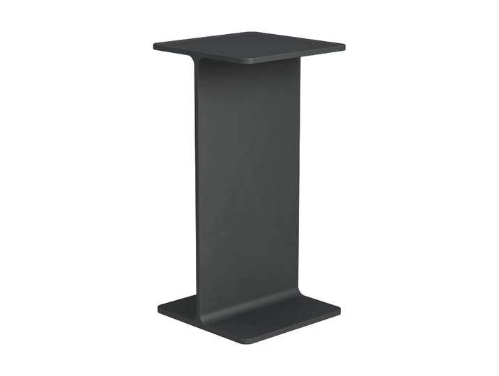 Museum Museum Pedestal Sockel Schwarz, 15x15x30 cm