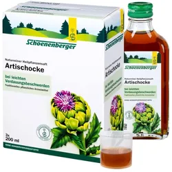 Schoenenberger Artischocke Naturreiner Heilpflanzensaft  3X200 ml Saft