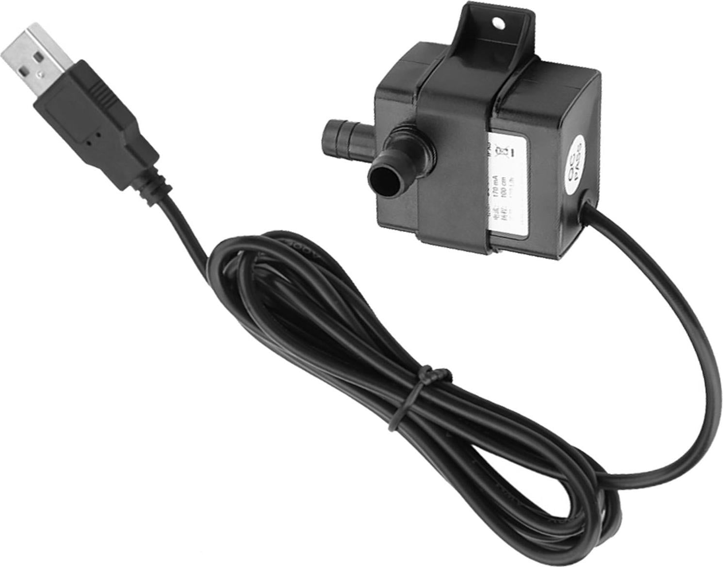 Cocosity USB 5V borstelloze pomp voor watercirculatie in zwart