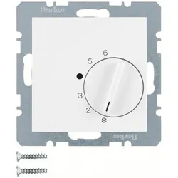 Berker Raumtemperaturregler, Thermostat, Weiss
