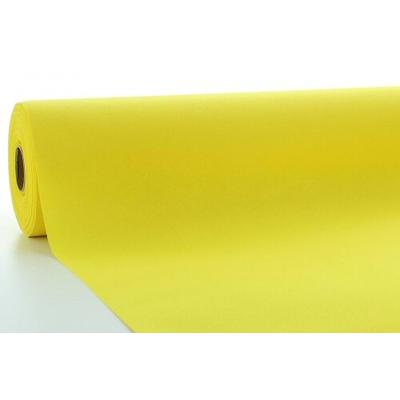 Sovie HORECA Airlaid Tischdeckenrolle Gelb, 120 cm x 40 m , 1 Stück Uni Basic Neutralfarben