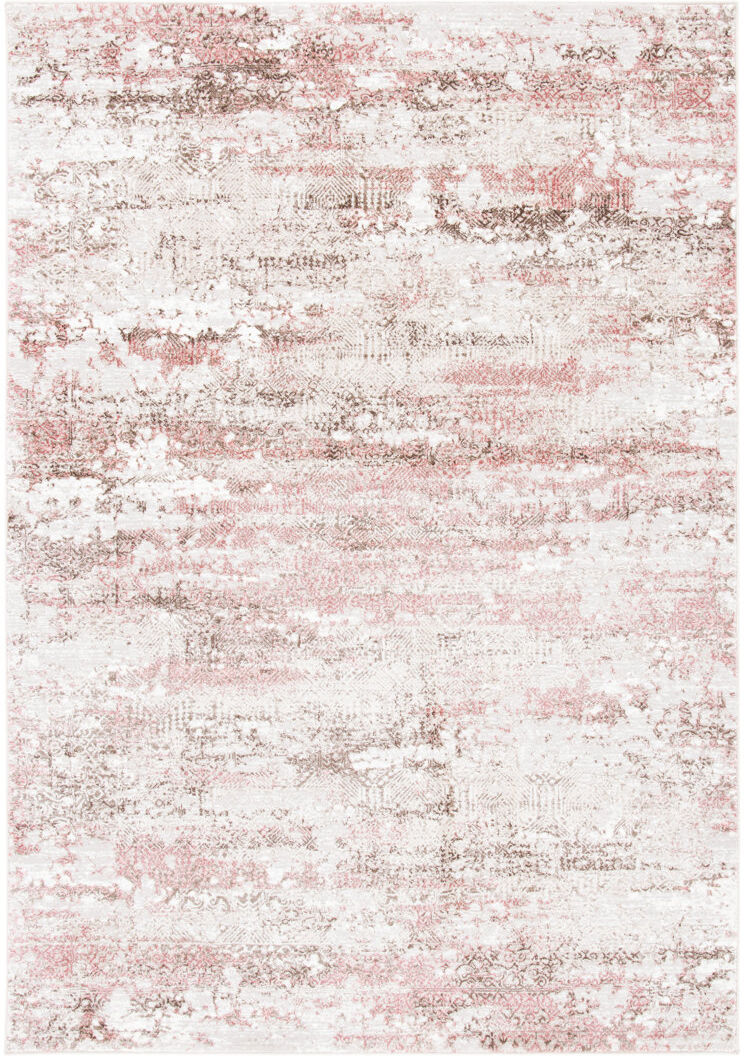 Borough Wharf Washable Area Rug Beige / Pink Rectangle 160 x 229 cm