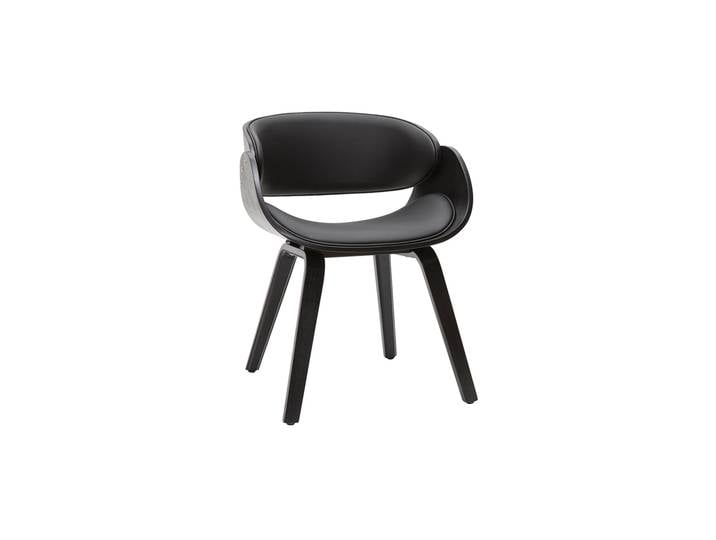 Chaise design noire BENT