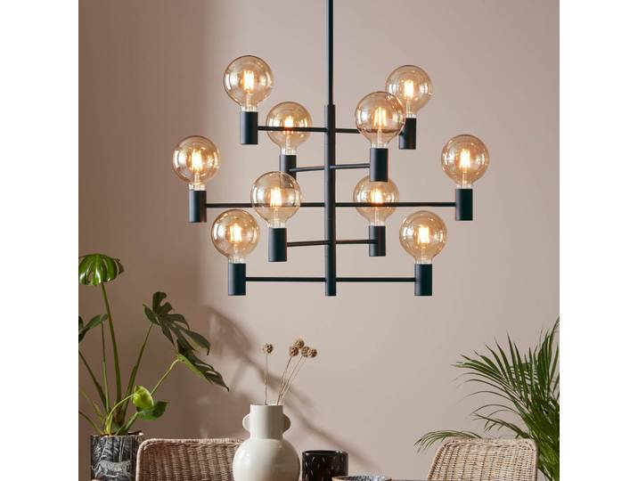 Paris Kronleuchter Schwarz - Markslöjd - Wohnzimmer - Modern - Metall - Mehrflammig