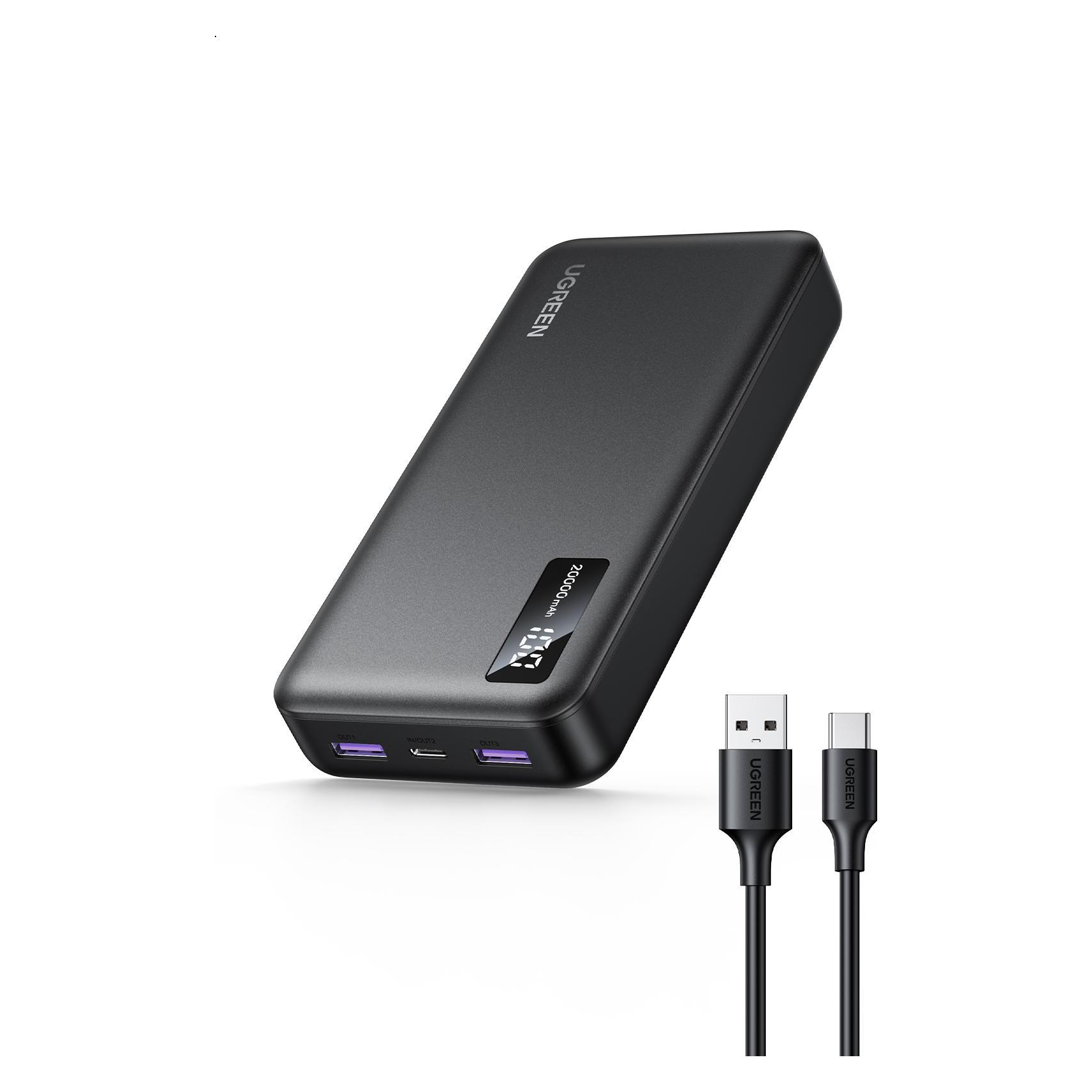 Ugreen Two-Way Power Bank (20000 mAh, 20 W, 74 Wh) (25683)