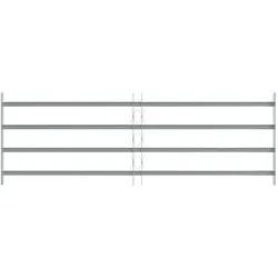 Einbruchschutz + Alarmanlage, Fenstergitter Verstellbar mit 4 Querstäben 1000-1500 mm