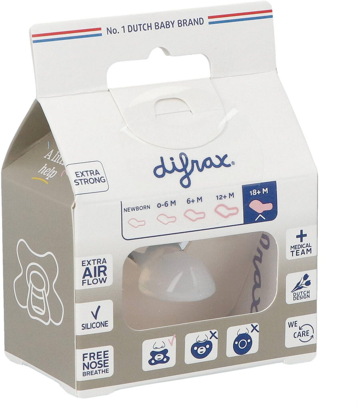 Difrax Sucette 18 + Dental