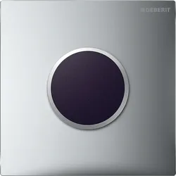 Geberit Urinalsteuerung mit elektronischer Spülauslösung in hochglanz verchromt / mattverchromt