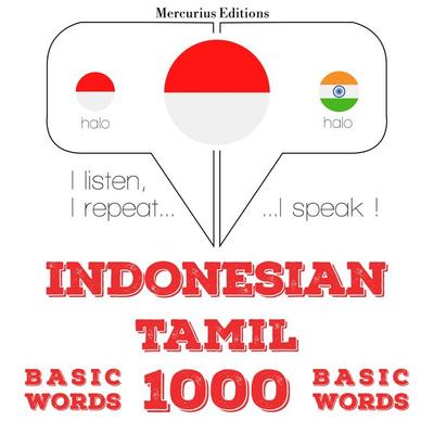 1000 essential words in Tamil - JM Gardner, Audio, 9782821146884