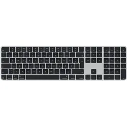 Apple Magic Keyboard mit Touch ID und Ziffern­block, Deutsch, schwarze Tasten