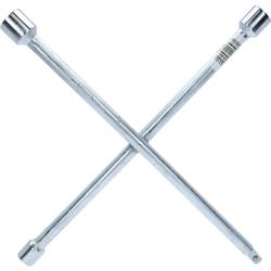 Radkreuzschlüssel für PKWs, 1/2x17x19x22mm KS Tools 518.1150