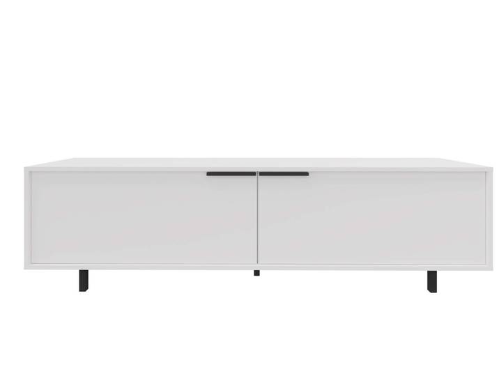 Lowboard OTTO HOME Dinant , weiß, B:180cm H:50cm T:38cm, Holzwerkstoff, Sideboards, Lowboard, TV-Kommode mit 2 Klappen, Kabeldurchführung, Breite 150 cm, Höhe 50 cm