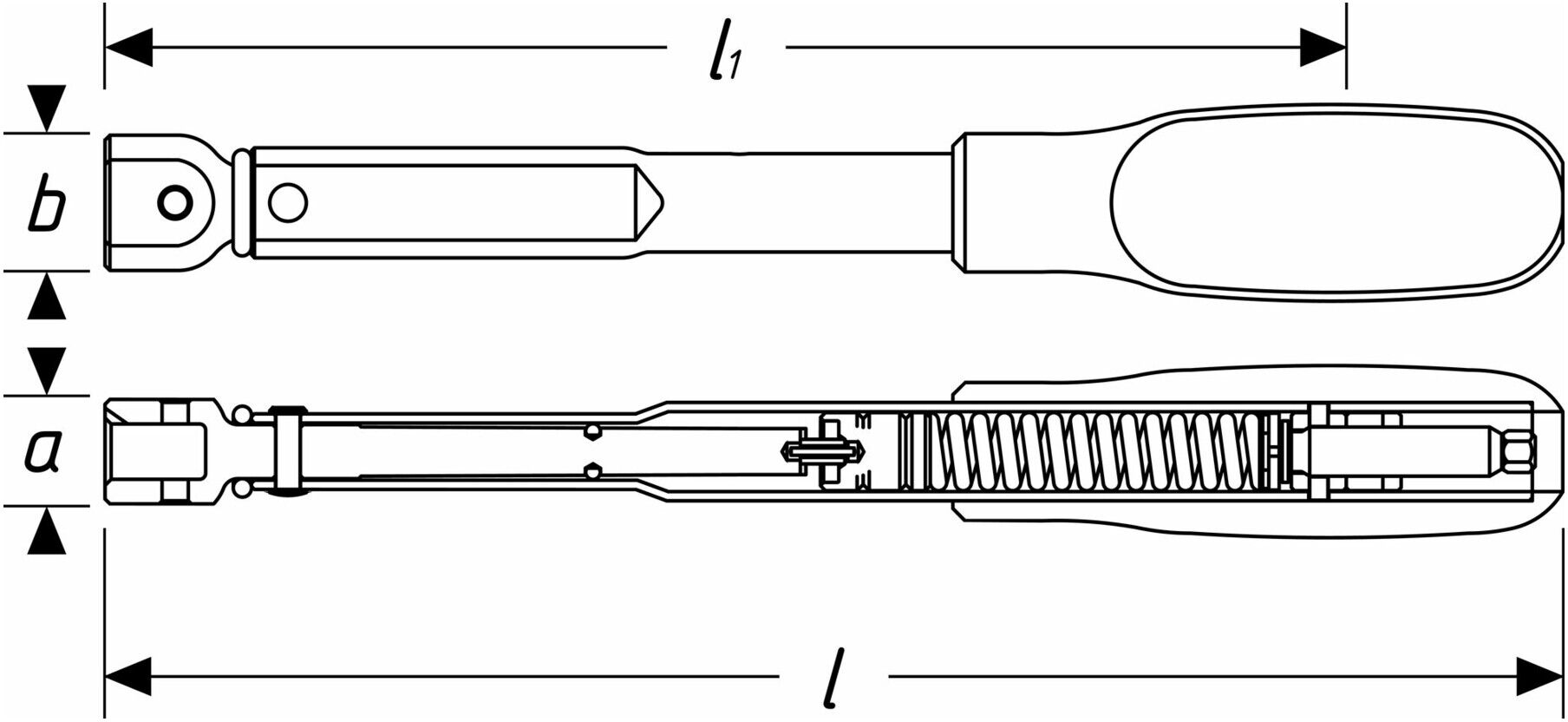 HAZET Drehmoment-Schlüssel 6392-320 Nm min-max: 60 - 320 Nm Toleranz: 2% Einsteck-Vierkant 14 x 18 mm)