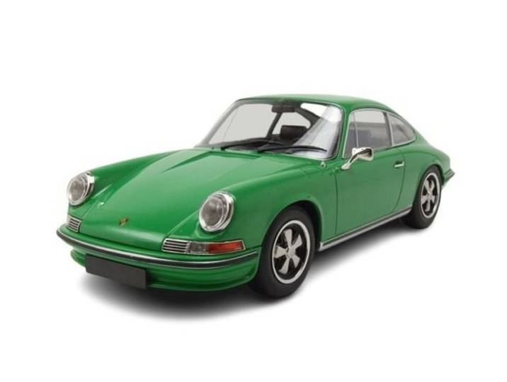 Minichamps Modellauto Porsche 911 S 1972 grün, Maßstab 1:18