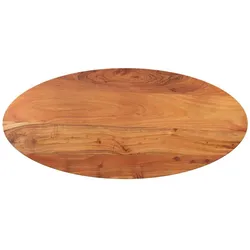 vidaXL Tischplatte 80x40x3,8 cm Oval Massivholz Akazie